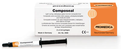 Material dental vidrio ionómero - Composeal - Promedica Dental Material GmbH   - para restauración dental / fotopolimerizable / radiopaco