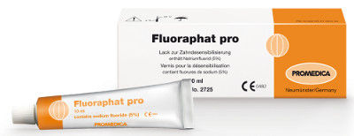 Material dental de barniz con fluoruro - Fluoraphat pro - Promedica Dental Material GmbH   - para sellado de canales / blanco / transparente