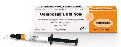 Material dental de resina - Composan LCM flow - Promedica Dental Material GmbH   - híbrido / para restauración dental / altamente translúcido