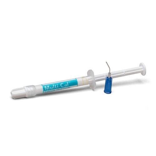 Material dental de hidróxido de calcio - Multi-Cal™ - Pulpdent Corporation   - para tratamiento endodóntico / radiopaco / temporal
