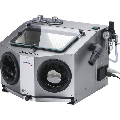 Chorro de arena dental neumático - SANDURET 2 S - REITEL Feinwerktechnik - 2 tanques