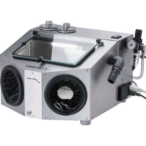 Chorro de arena dental neumático - SANDURET 2 - REITEL Feinwerktechnik - 2 tanques