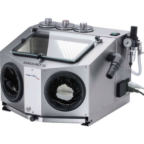 Chorro de arena dental neumático - SANDURET 3 S - REITEL Feinwerktechnik - 3 tanques