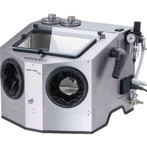 Chorro de arena dental neumático - SANDUBLAST 2 - REITEL Feinwerktechnik - 2 tanques