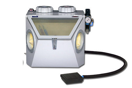 Chorro de arena con pedal - COBRA 2P - ROKO - 2 tanques
