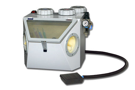 Chorro de arena con pedal - COBRA 3P - ROKO - 3 tanques