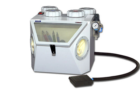 Chorro de arena con pedal - COBRA 4P - ROKO - 4 tanques