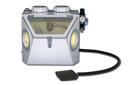 Chorro de arena con pedal - Cobra MIX 2P - ROKO - 2 tanques