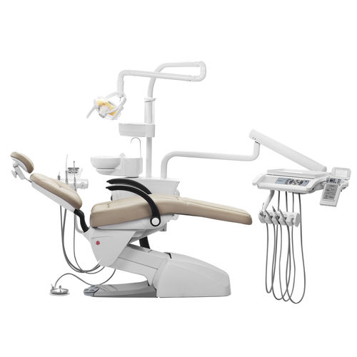 Unidad de tratamiento dental con sillón - CARE-11 D - Runyes Medical Instrument Co., Ltd. - con monitor / con portainstrumentos / con luz