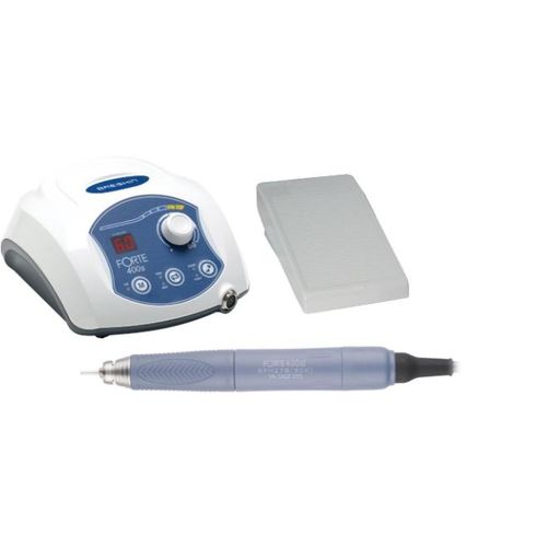Micromotor de laboratorio dental - FORTE 400s - SAESHIN - eléctrico sin cepillo / de mesa / con pedal