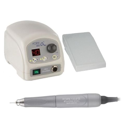 Unidad de control para micromotor de laboratorio dental - Forte 300α - SAESHIN - eléctrica / con pedal
