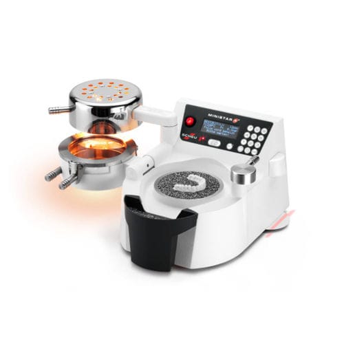 Máquina de termoformado automática - MINISTAR S® - Scheu-Dental GmbH   - a presión / para laboratorio dental / benchtop