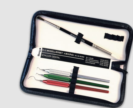 Kit de instrumentos para restauración dental - S-U-MODELLIER-SET - SCHULER-DENTAL GmbH & Co. KG  