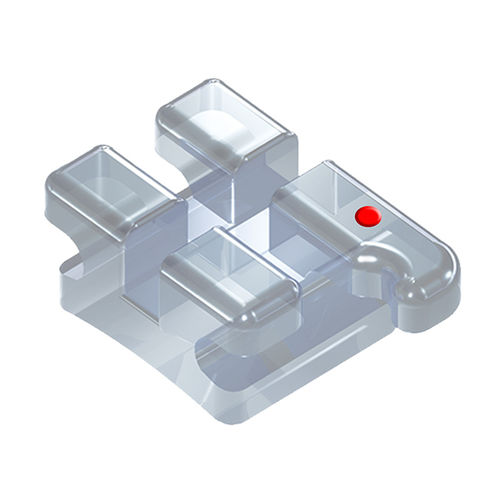 Bracket de cerámica - Polar - SIA ORTHODONTIC MANUFACTURER - redondo / monocristalino / transparente