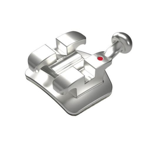 Bracket de metal - HEXAGON MINI - SIA ORTHODONTIC MANUFACTURER - en miniatura / de pegado directo / de baja fricción