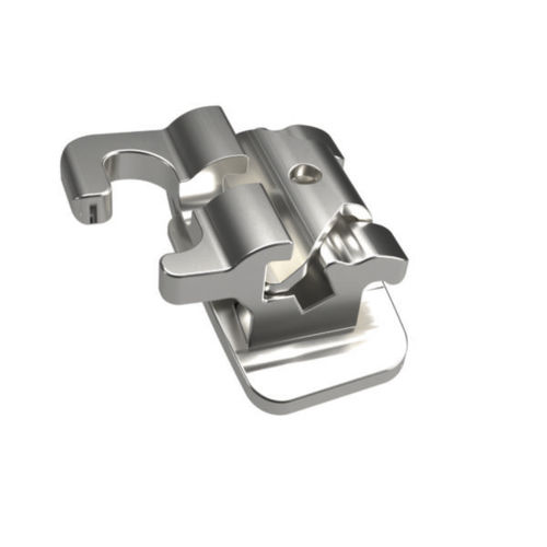Tubo bucal no convertible - ZIP T6 - SIA ORTHODONTIC MANUFACTURER - pegado / de acero inoxidable / autoligado