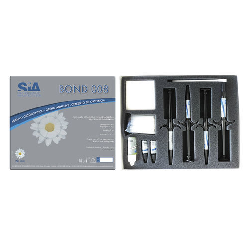 Adhesivo dental ortodóntico - BOND-008 - SIA ORTHODONTIC MANUFACTURER - para enganches ortodónticos / para metal / para cerámica