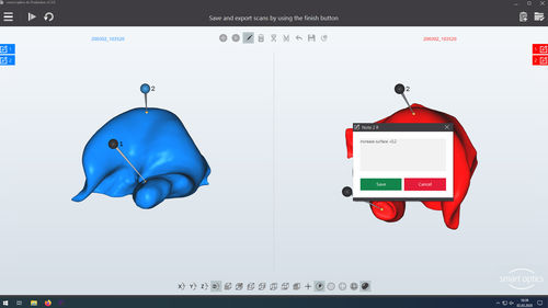 Software visualizador - aural Scan - smart optics Sensortechnik GmbH   - para audiometría / de oreja / 3D