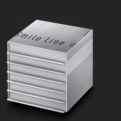 Armario para instrumental dental - THE CUBE - SMILE LINE SA   - de aluminio / 6 cajones