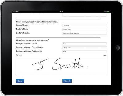 Software de gestión de datos de pacientes - Clinipad - Software of Excellence   - para odontología / para tablet PC