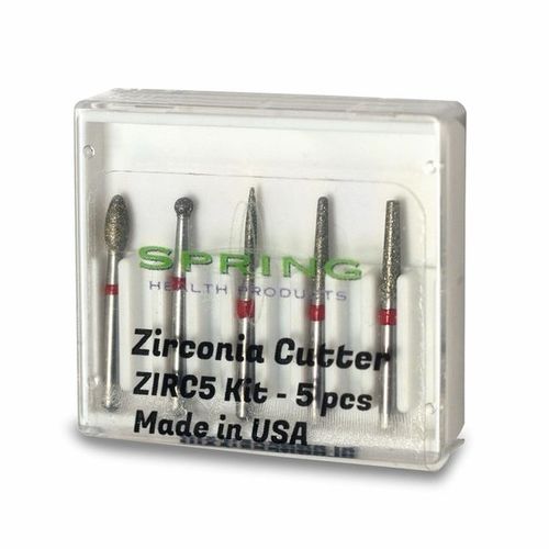 Fresa para odontología - Zirc 5 - Spring Health Products, Inc.   - de diamante / de corte