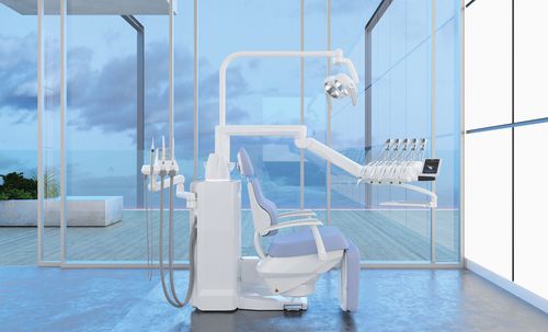 Unidad de tratamiento dental con sillón - S380TRC - Stern Weber - con reposacabezas flexible / compacta / con sistema de higiene