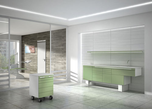 Conjunto de muebles para instrumental dental - ALNAIR - TAVOM S.p.A.   - para consumibles / para clínica dental / con cajón