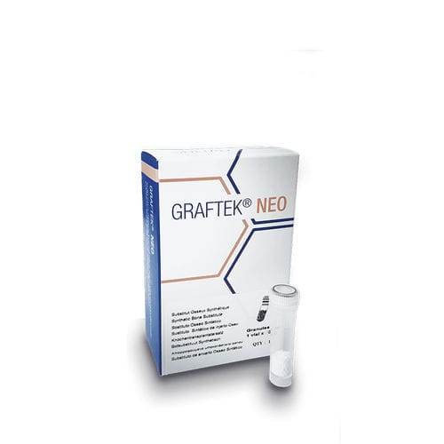 Sustituto óseo sintético - Graftek® NEO - TBR Implants Group - para cirugía dental / gránulos