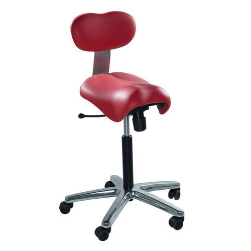Taburete para consulta médica - STING ST - TECNODENT - de altura variable / basculante / con ruedas