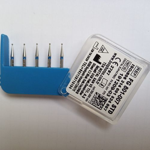Fresa para odontología - 801  - Tek Metal Sanayi - de diamante / de corte cruzado / de fresado