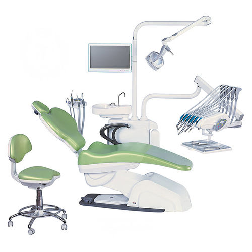 Unidad de tratamiento dental con sillón - Epica  - TEKMIL - con monitor / con portainstrumentos / con luz