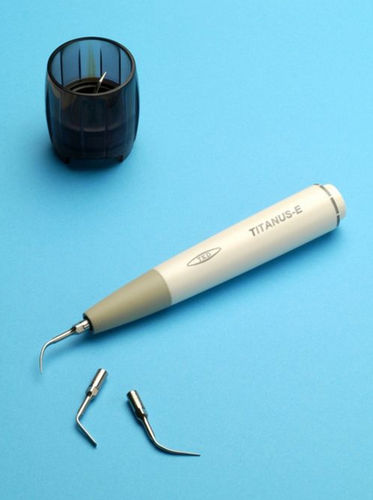 Escarificador dental piezoeléctrico - TITANUS-E SET - TEKNE DENTAL - set completo / pieza de mano / apto para autoclave