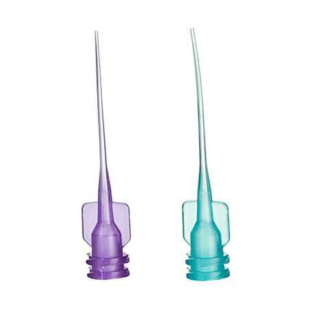 Cánula de aspiración - Ultradent Products - de irrigación endodóntica / curvada / recta