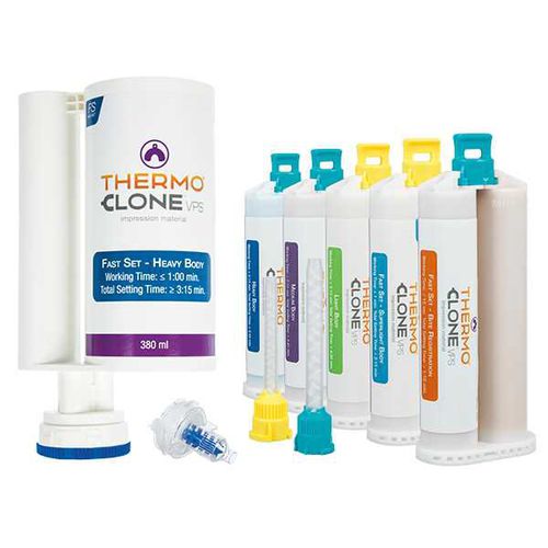 Material dental de vinilo polisiloxano - Thermo Clone™ - Ultradent Products - para moldes para impresiones dentales