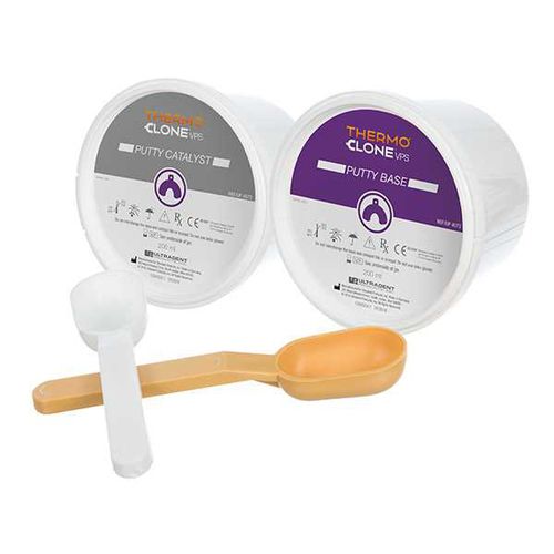 Material dental de vinilo polisiloxano - Thermo Clone™ VPS - Ultradent Products - para moldes para impresiones dentales
