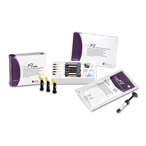 Material dental de composite híbrido - DenFil - VERICOM Co., Ltd.   - de resina / para restauración dental / para férulas terapéuticas