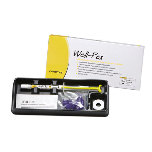 Material dental de hidróxido de calcio - Well-Pex - VERICOM Co., Ltd.   - para la obturación de canales / temporal / radiopaco