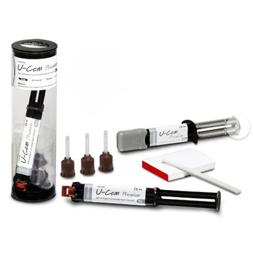 Adhesivo dental para inlays dentales - U-Cem Premium - VERICOM Co., Ltd.   - para onlays dentales / para corona / para puente dental