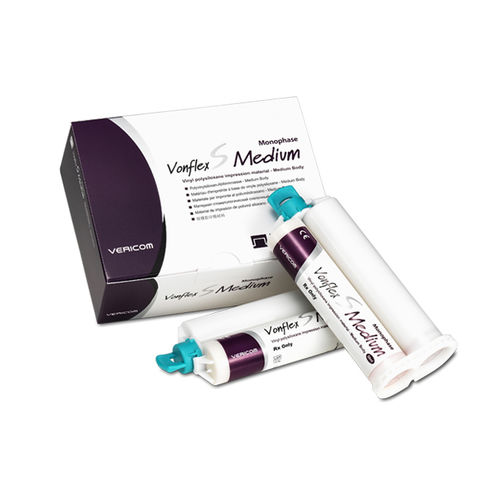 Material dental de silicona - Vonflex S  - VERICOM Co., Ltd.   - para moldes para impresiones dentales / para inlays dentales / para onlays dentales