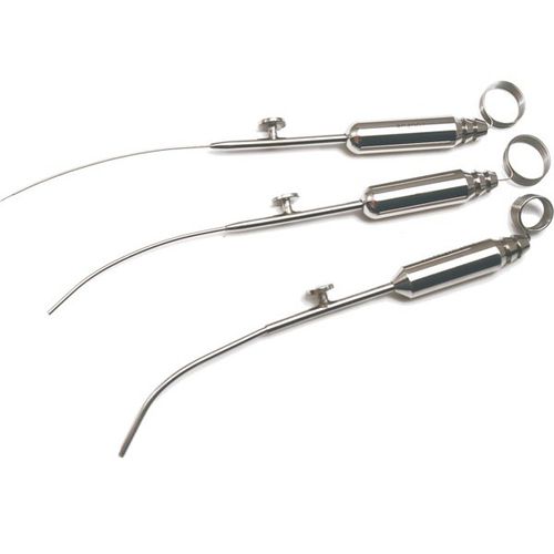 Cánula de aspiración dental - 8040 series - Vista Dental Products   - curvada / de acero inoxidable