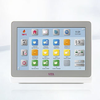 Unidad de control para odontología - DVPADEXV1 - VITA Zahnfabrik H. Rauter GmbH & Co.KG   - con pantalla táctil