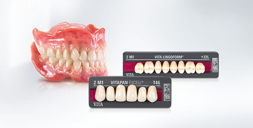 Prótesis dental de composite - VITAPAN EXCELL®  - VITA Zahnfabrik H. Rauter GmbH & Co.KG   - de los dientes anteriores / prefabricada / translúcida