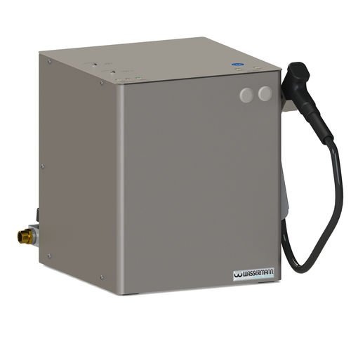 Limpiadora a vapor para laboratorio dental - Wasi-Steam Compact - Wassermann Dental-Maschinen - de llenado automático / compacta / de acero inoxidable