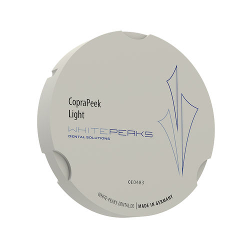 Material dental de PEEK - CopraPeek 95 ZZ - Whitepeaks Dental Solutions GmbH - para corona / para puente dental / biocompatible