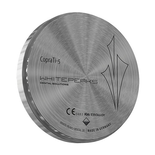 Material dental de titanio - CopraTi-5 - Whitepeaks Dental Solutions GmbH - CAD CAM
