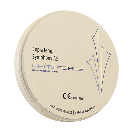 Material dental de PMMA - CopraTemp Symphony 98 - Whitepeaks Dental Solutions GmbH - para restauración dental / temporal