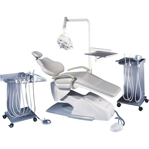 Unidad de tratamiento dental con sillón - S2301  - Sinol Dental Limited - con sistema de higiene / con portainstrumentos / con luz