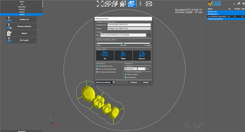 Software para odontología - Yenadent Cam 5.1 - Yenadent - de calibración / de CAD / FAO
