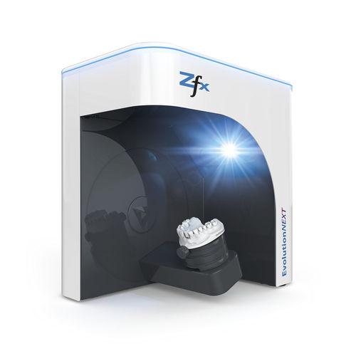 Escáner 3D para laboratorio dental - Evolution NEXT - Zfx GmbH - de mesa / LED / STL