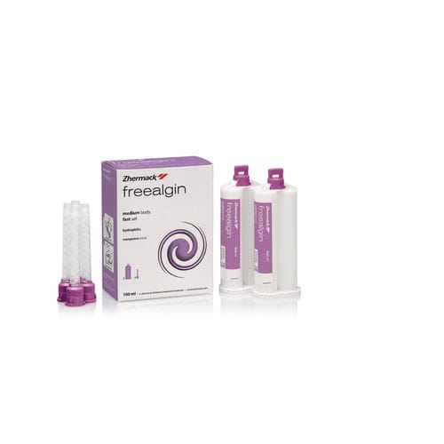 Material dental de silicona - Freealgin - Zhermack - para moldes para impresiones dentales / de fundición / biocompatible